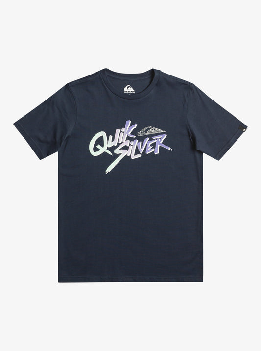 Quiksilver Signature Move Boys T-Shirt in Navy Blazer