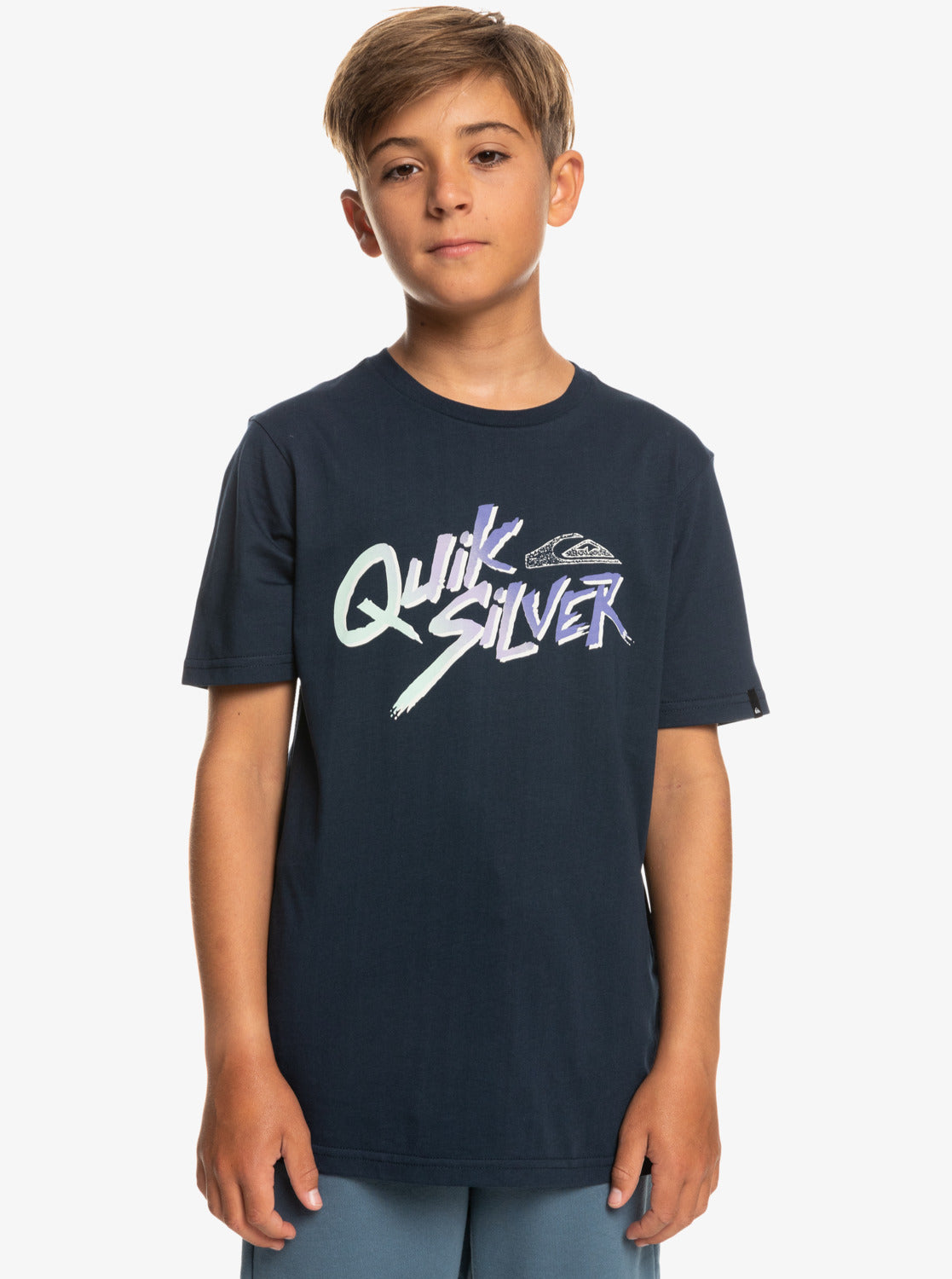 Quiksilver Signature Move Boys T-Shirt in Navy Blazer