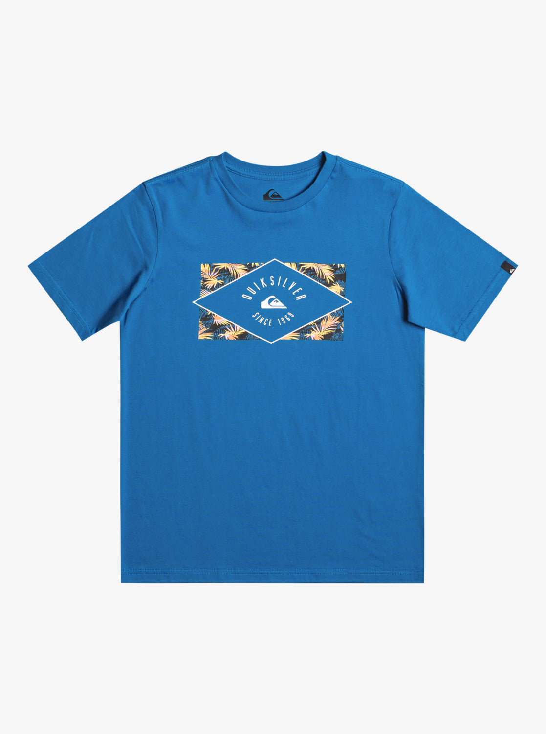 Quiksilver Circled Line Tee in Blue