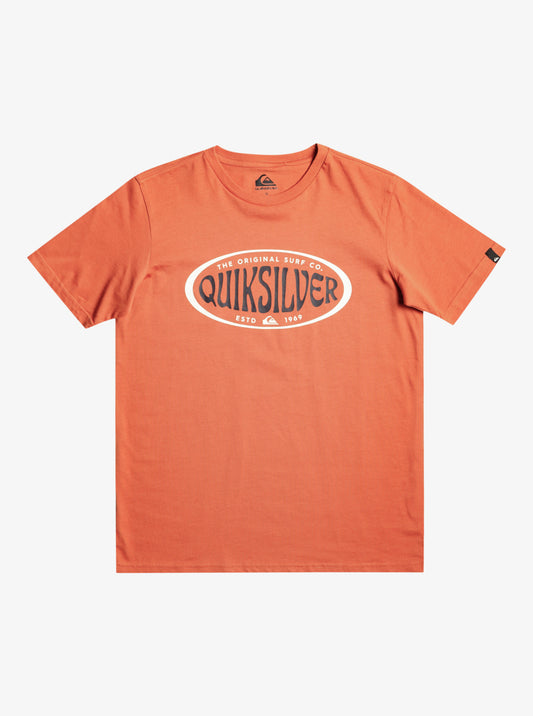 Quiksilver In Circles T-Shirt in Mecca Orange