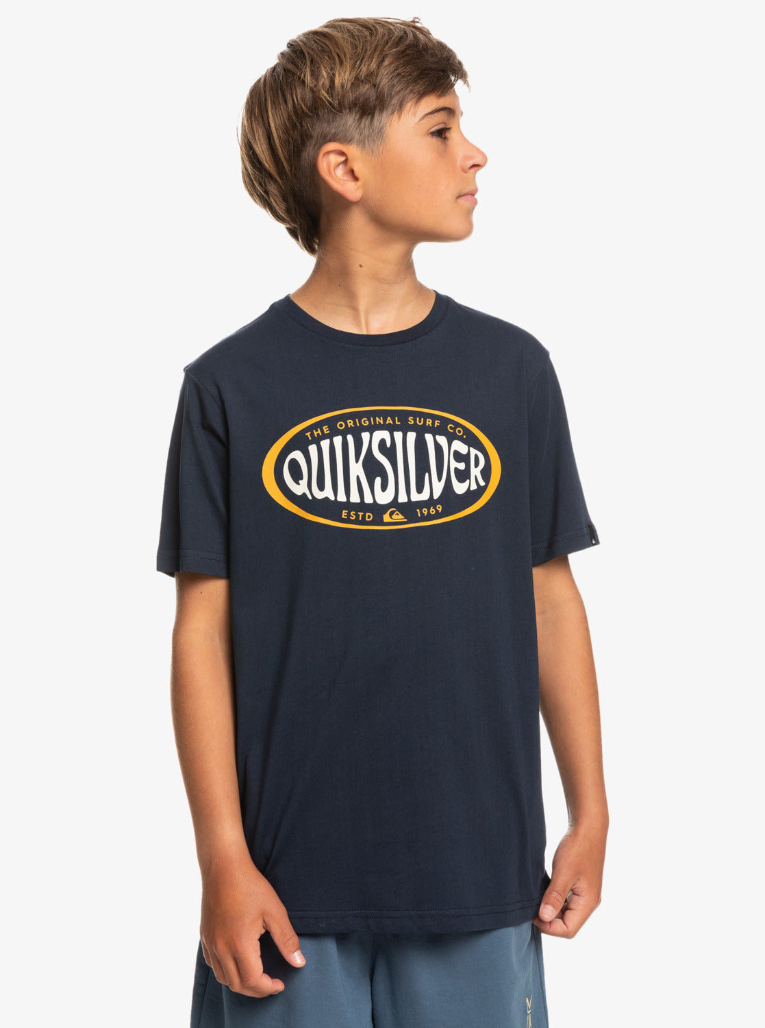 Quiksilver In Circles Boys T-Shirt in Navy