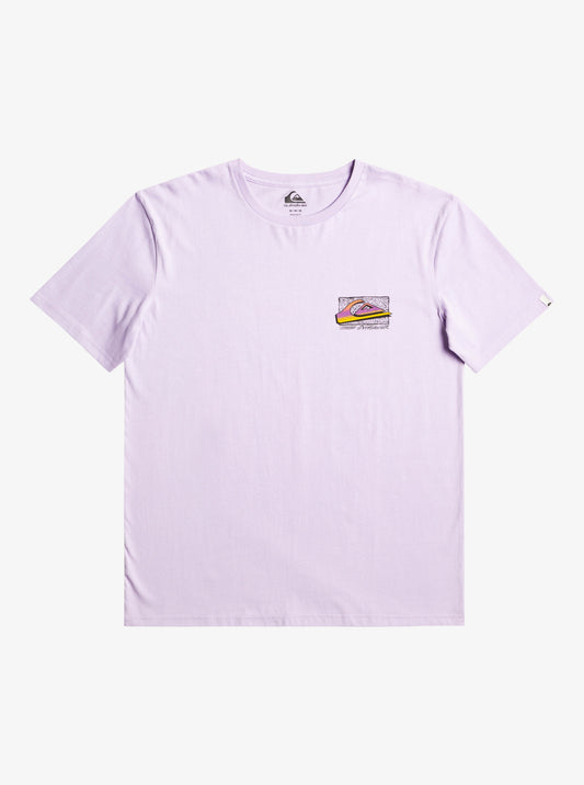 Quiksilver Retro Fade Boys T-Shirt in Pastel Lilac