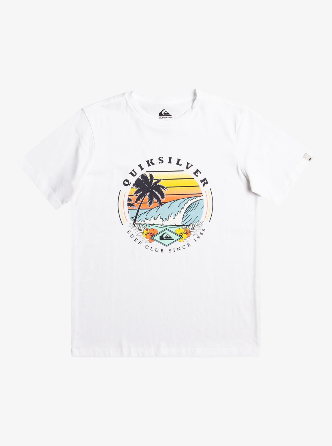Quiksilver Surf Club Boys T-Shirt in White