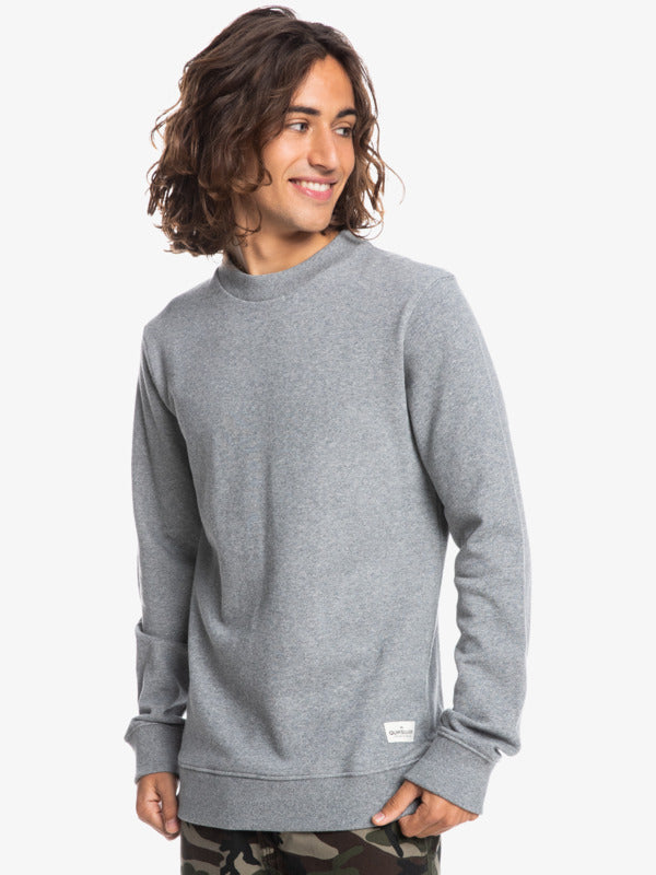 Quiksilver Essentials Sweatshirt in Light Grey Heather