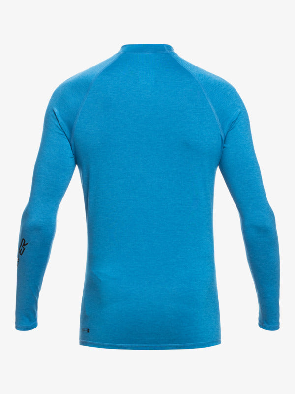 Quiksilver All Time Long Sleeve Rash Vest In Blue