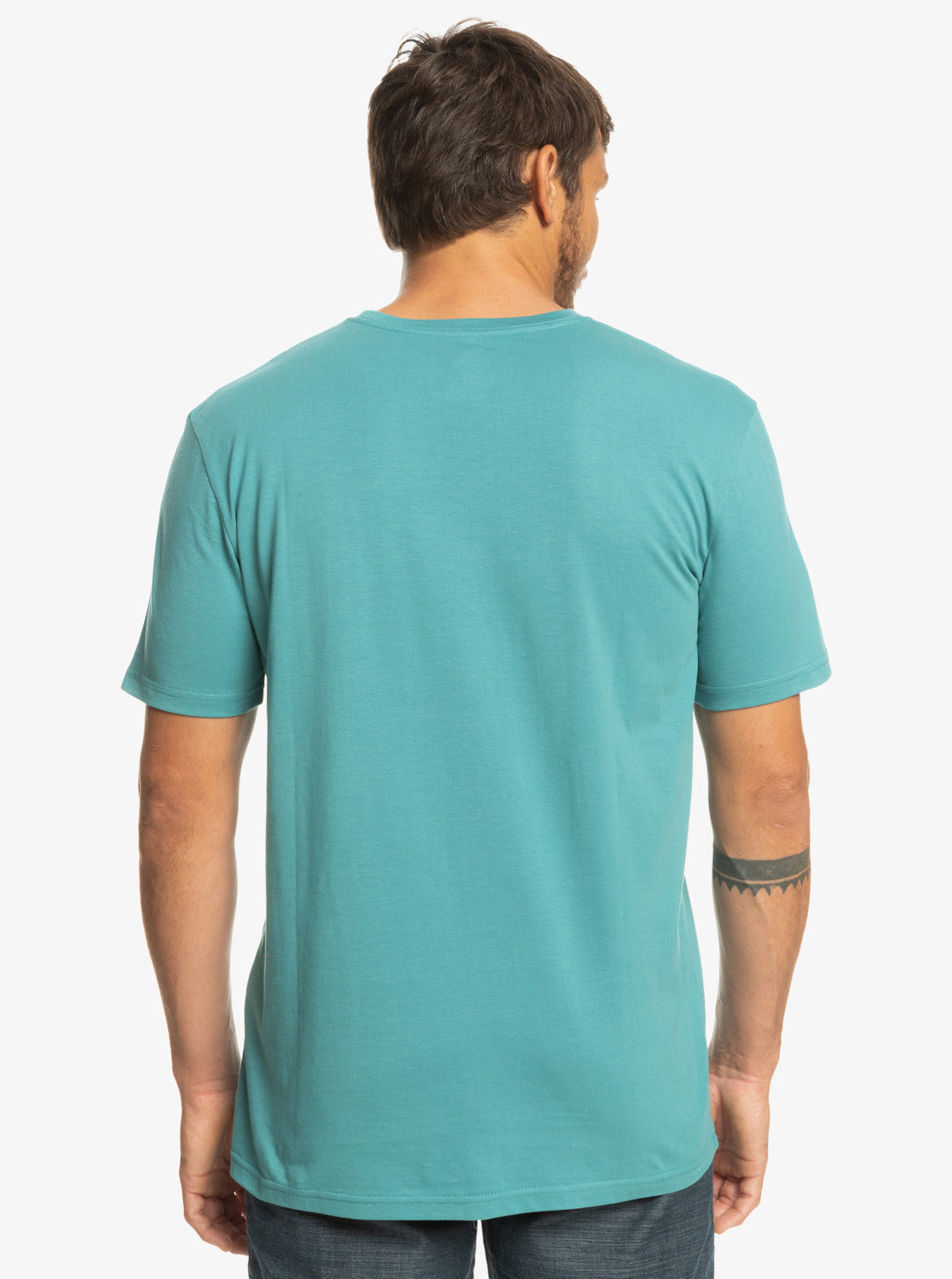 Quiksilver Comp Logo T-Shirt in Brittany Blue