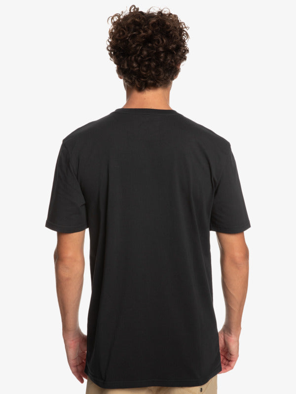 Quiksilver Circle Lined T-Shirt in Black