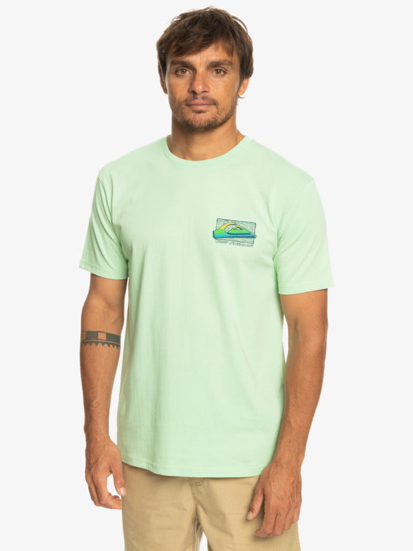 Quiksilver Retro Fade T-Shirt in Sprucestone