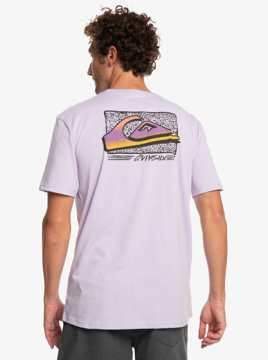 Quiksilver Retro Fade T-Shirt in Pastel Lilac