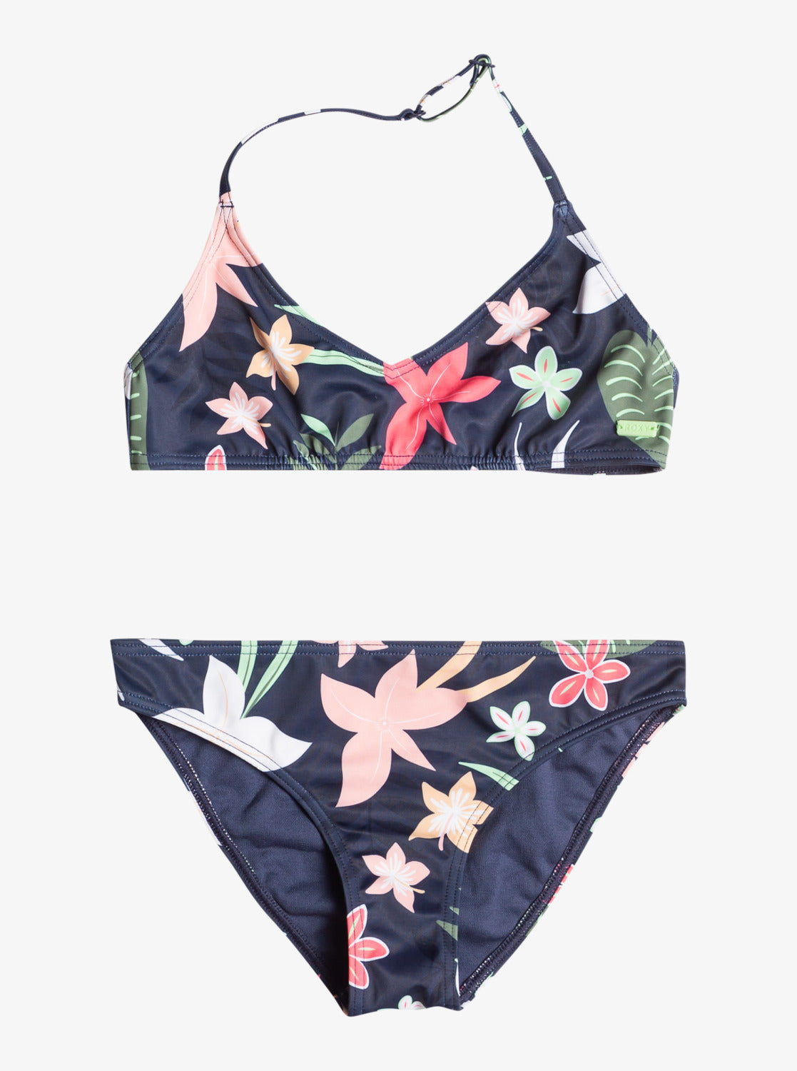 Roxy Vacay For Life Girls Two Piece in Mood Indigo Alma Swim