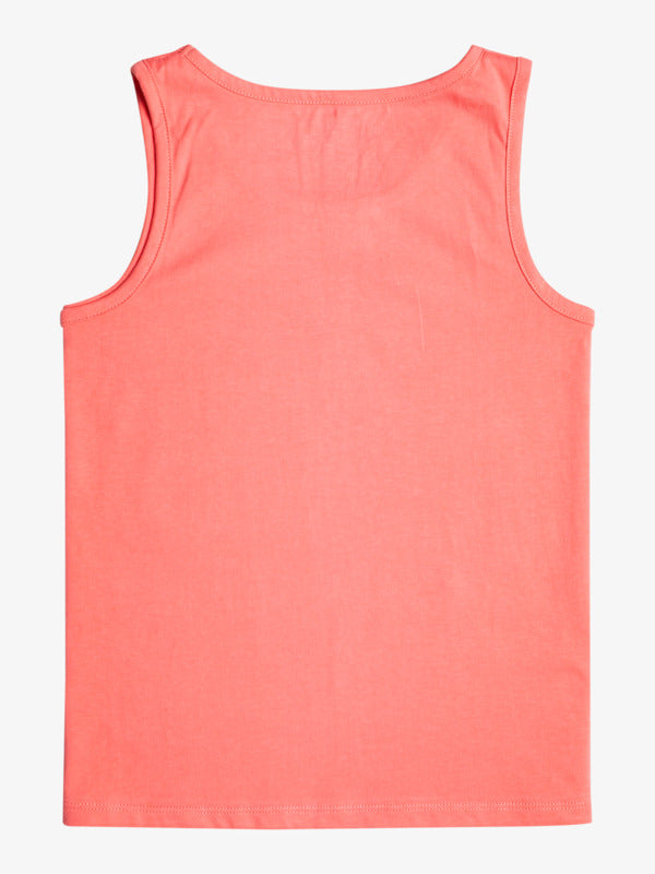 Roxy There Is Life Girls Vest Top in Sun Kissed Coral