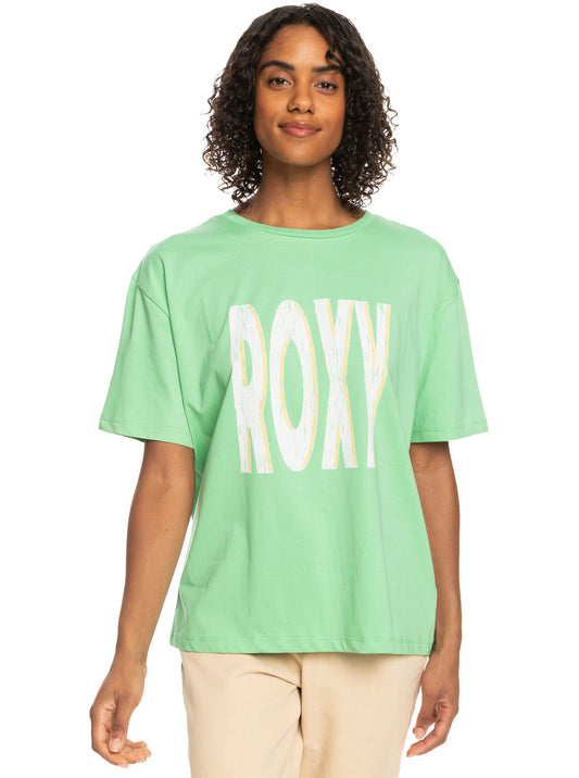 Roxy Sand Under the Sky T-shirt in Green