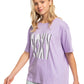 Roxy Sand Under the Sky T-shirt in Purple Rose