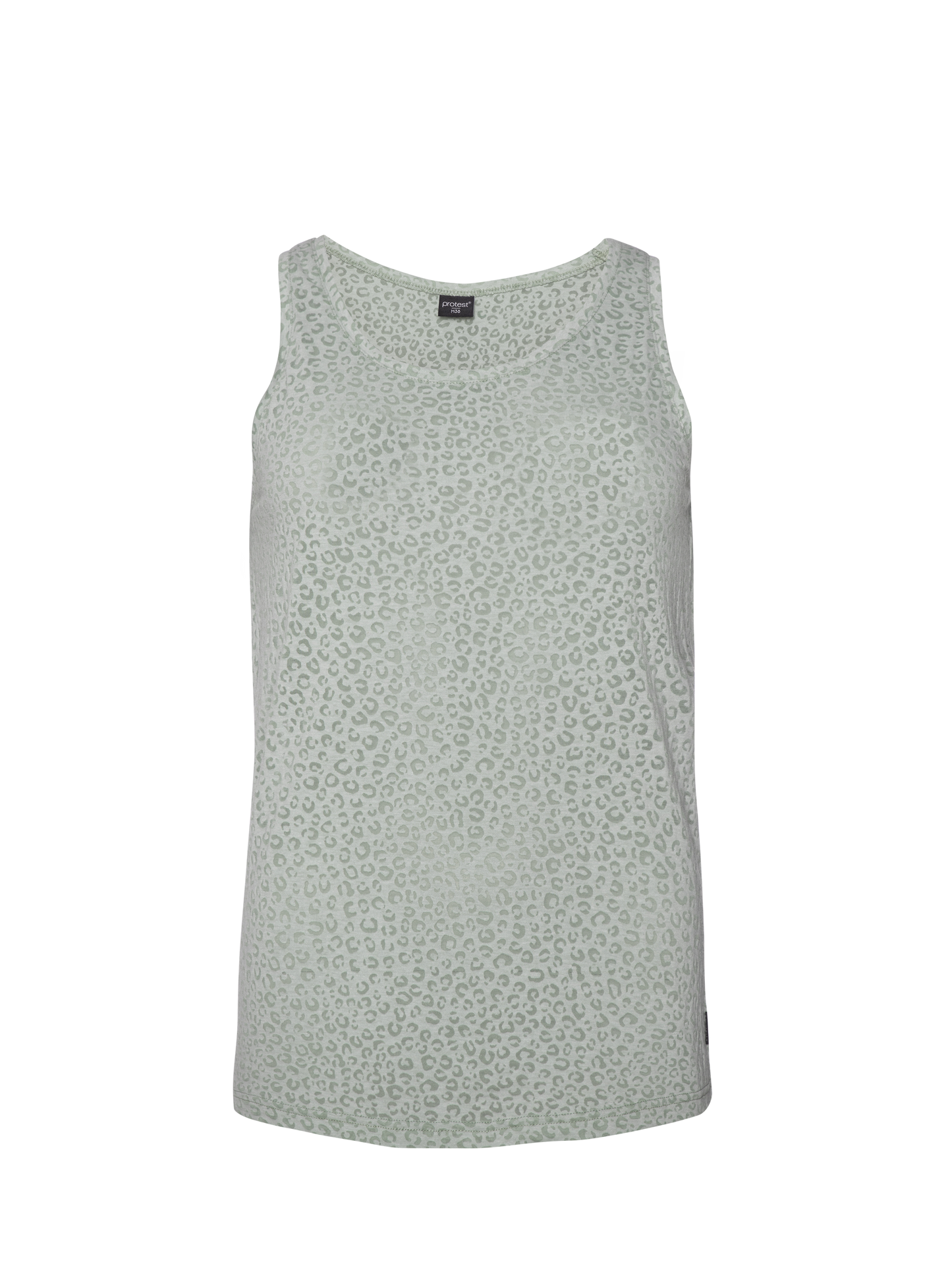 Protest Marrit Leopard Singlet in Green Baygreen