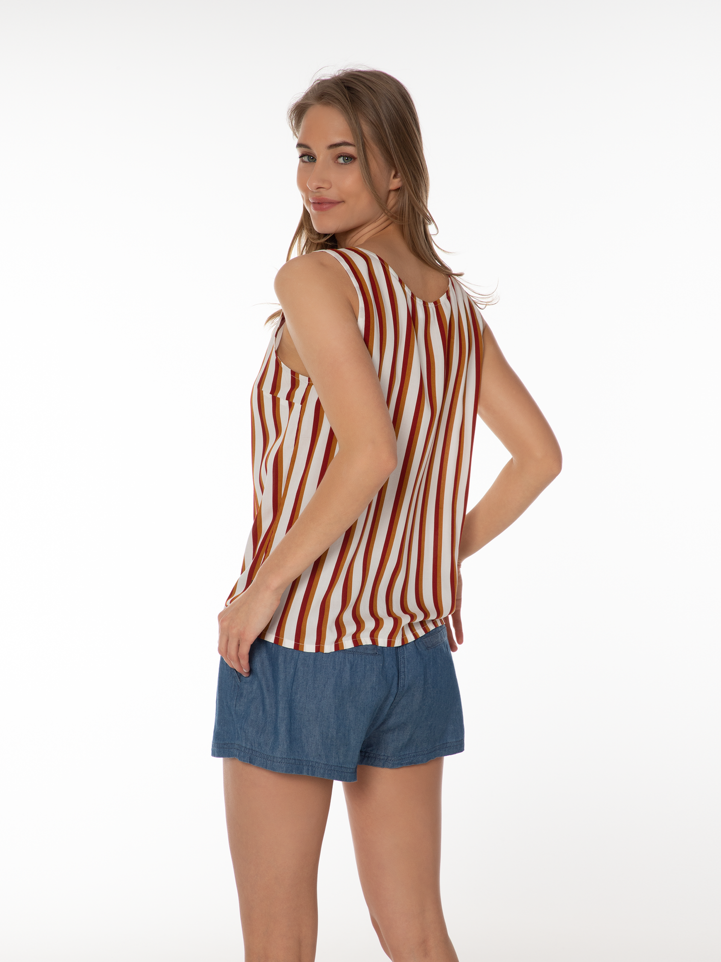 Protest Free Vest Top in Sandstone