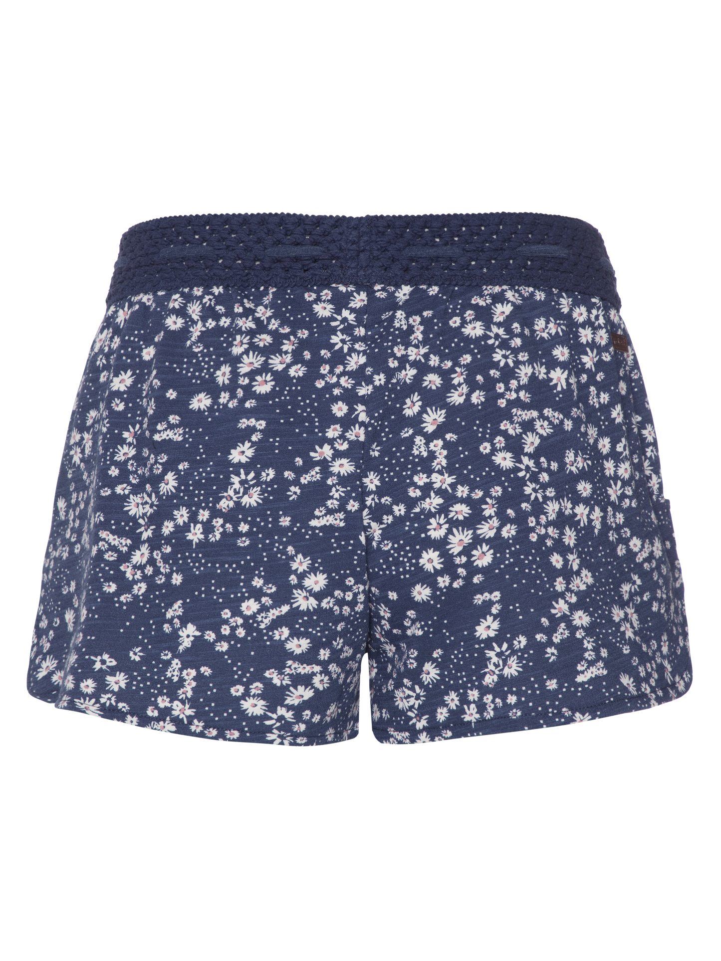 Protest Flowery Floral Shorts in Deep Sea Blue